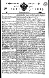 Wiener Zeitung 18340428 Seite: 1