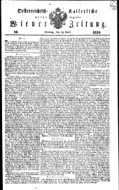 Wiener Zeitung 18340429 Seite: 1