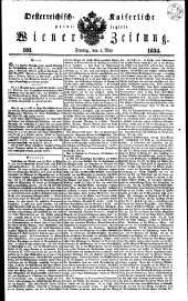 Wiener Zeitung 18340502 Seite: 1