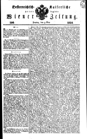 Wiener Zeitung 18340509 Seite: 1