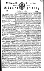 Wiener Zeitung 18340510 Seite: 1