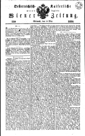 Wiener Zeitung 18340514 Seite: 1