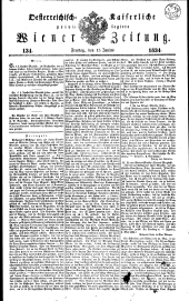 Wiener Zeitung 18340613 Seite: 1