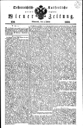 Wiener Zeitung 18340709 Seite: 1