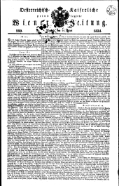 Wiener Zeitung 18340714 Seite: 1