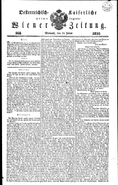 Wiener Zeitung 18340723 Seite: 1