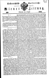 Wiener Zeitung 18340806 Seite: 1