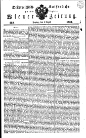 Wiener Zeitung 18340808 Seite: 1