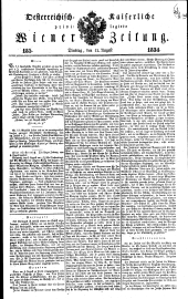 Wiener Zeitung 18340812 Seite: 1