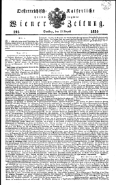 Wiener Zeitung 18340823 Seite: 1