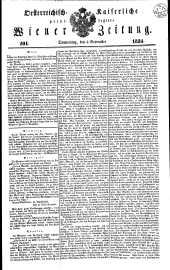 Wiener Zeitung 18340904 Seite: 1