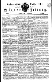 Wiener Zeitung 18340909 Seite: 1