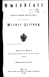 Wiener Zeitung 18341001 Seite: 1