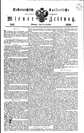 Wiener Zeitung 18341020 Seite: 1