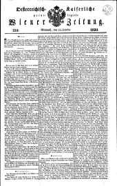 Wiener Zeitung 18341022 Seite: 1