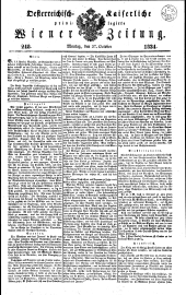 Wiener Zeitung 18341027 Seite: 1