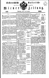 Wiener Zeitung 18341028 Seite: 1
