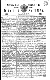 Wiener Zeitung 18341031 Seite: 1