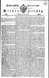 Wiener Zeitung 18341108 Seite: 1