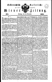 Wiener Zeitung 18341128 Seite: 1