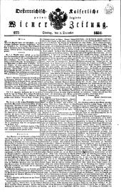 Wiener Zeitung 18341202 Seite: 1