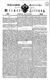 Wiener Zeitung 18341204 Seite: 1