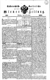 Wiener Zeitung 18341209 Seite: 1