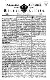 Wiener Zeitung 18341210 Seite: 1