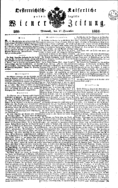 Wiener Zeitung 18341217 Seite: 1