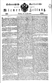 Wiener Zeitung 18341219 Seite: 1