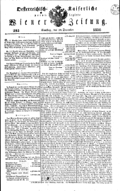 Wiener Zeitung 18341220 Seite: 1