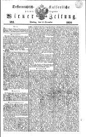 Wiener Zeitung 18341223 Seite: 1