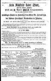 Wiener Zeitung 18350110 Seite: 15