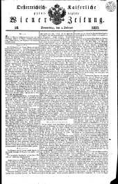 Wiener Zeitung 18350205 Seite: 1