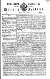 Wiener Zeitung 18350302 Seite: 1