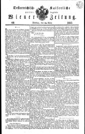 Wiener Zeitung 18350324 Seite: 1