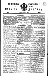 Wiener Zeitung 18350508 Seite: 1