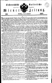 Wiener Zeitung 18350609 Seite: 1