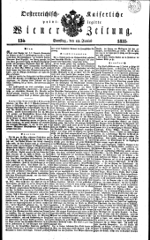 Wiener Zeitung 18350613 Seite: 1