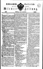 Wiener Zeitung 18350615 Seite: 1