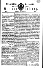 Wiener Zeitung 18350622 Seite: 1