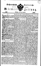 Wiener Zeitung 18350623 Seite: 1