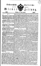 Wiener Zeitung 18350626 Seite: 1