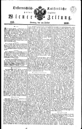 Wiener Zeitung 18350710 Seite: 1