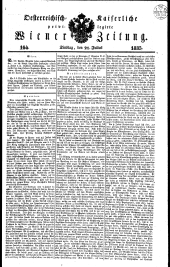 Wiener Zeitung 18350721 Seite: 1