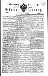 Wiener Zeitung 18350801 Seite: 1