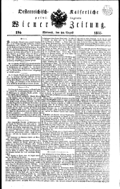 Wiener Zeitung 18350826 Seite: 1