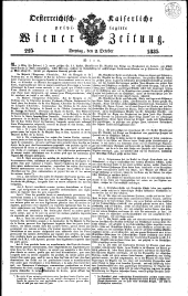 Wiener Zeitung 18351002 Seite: 1