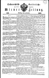 Wiener Zeitung 18351006 Seite: 1