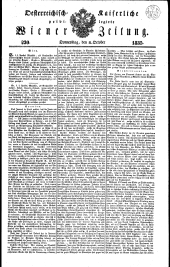 Wiener Zeitung 18351008 Seite: 1